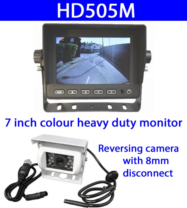 5 inch reversing camera system for motorhomes